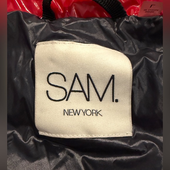 SAM New York “Freedom” Vest in Red Salsa - Size L - Picture 4 of 6